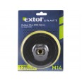 Носач на брусна хартија,гумен диск, за аголна брусилка, - M14 навој, со лепенка, ∅125mm, EXTOL CRAFT