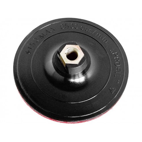 Носач на брусна хартија,гумен диск, за аголна брусилка - M14, со лепенка, ∅150mm, EXTOL CRAFT