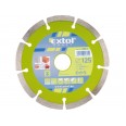 Дијамантски диск за сечење, сегментен, 125x22,2mm, суво сечење EXTOL CRAFT