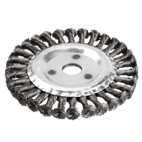 Четка кружна жичана, ∅178mm, виткана жица S 0,5mm, отвор 22,2mm, EXTOL CRAFT