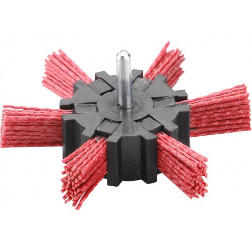 Четка кружна за полирање, ∅100mm, најлон, оска 6mm, EXTOL CRAFT