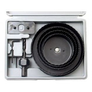 Пили кружни со бургија за дрво и гипскартон, сет 8пар, EXTOL CRAFT