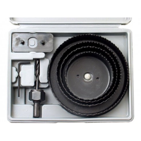 Пили кружни со бургија за дрво и гипскартон, сет 8пар, EXTOL CRAFT