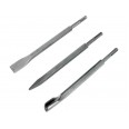 Секачи SDS PLUS, сет 3пар, 250mm:, плоснат 20mm, шпицест, за жлебови, EXTOL CRAFT