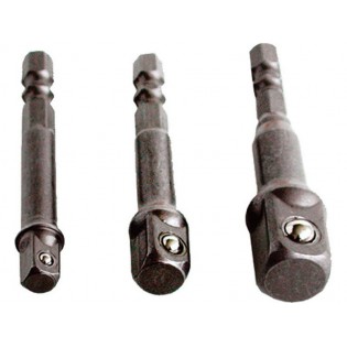 Адаптери за дупчалка, 1/4"-3/8"-1/2", EXTOL CRAFT