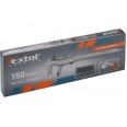 Метална лизгачка скала 0-150mm, со резолуција од 0,05 мм, два типа на вилици за разни видови на мерења, длабочина мерач, во пластична кутија, EXTOL CRAFT