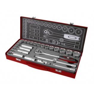 Рачен алат со насадни клучеви , сет 29пар, 1/2", 61CrV5, FORTUM Рачен алат со насадни клучеви , сет 29пар, 1/2", 61CrV5, FORTUM