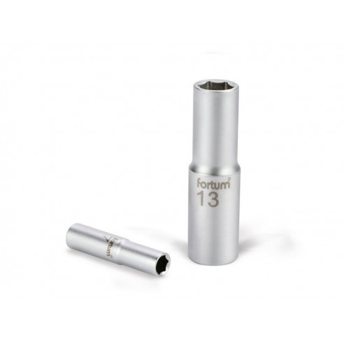Насаден клуч продолжен, 1/2", 17mm, L 77mm, FORTUM