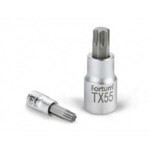Насаден клуч TORX, 1/2", TX 55, L 55mm, FORTUM