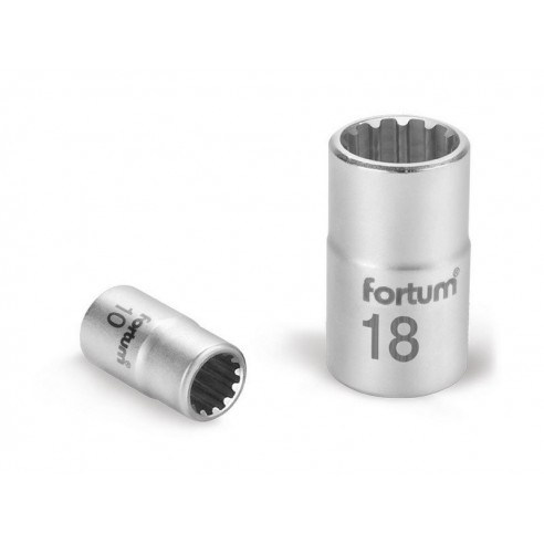 Насаден клуч MULTI-LOCK, 1/4", 5mm, L 25mm, FORTUM