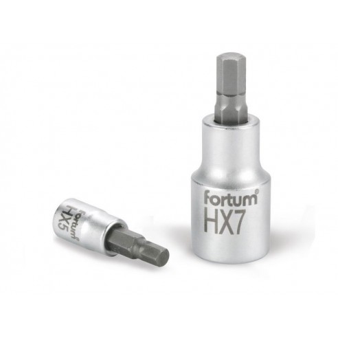 Насаден клуч imbus, 1/4", HX 8, L 38mm, FORTUM