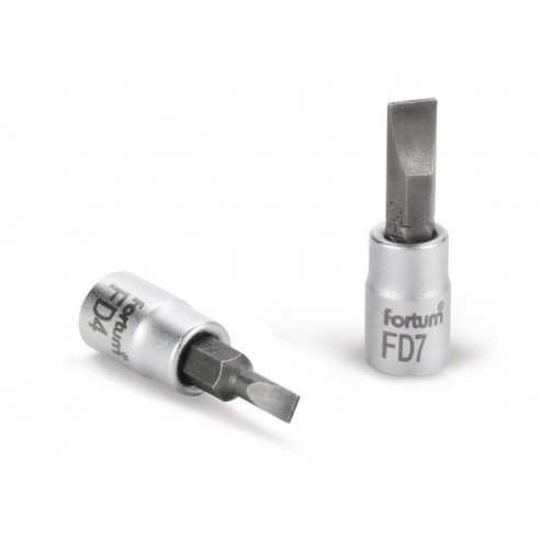 Клуч насаден зашрафувач плоснат, 1/4", 5,5mm, L 37mm, FORTUM