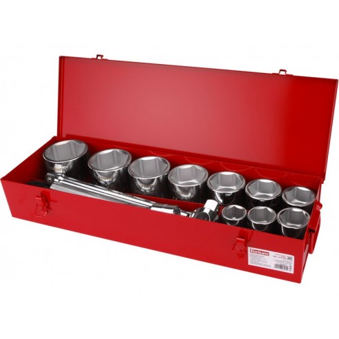 Рачен алат со насадни клучеви сет 15пар, 1", 61CrV5, FORTUM