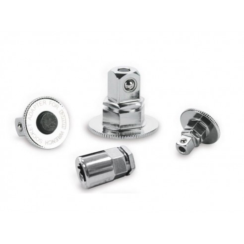 Адаптер за рачен клуч, сет 4пар, 1/4“(клуч 10mm), 3/8“(клуч 13mm), 1/2“(клуч 19mm), 1/4“ шестостран прифат(клуч 10mm), FORTUM
