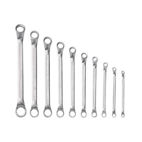 Клучеви окасти сет 10пар,, 6x7, 8x9, 10x11, 12x13, 14x15, 16x17, 18x19, 20x22, 21x23, 24x27mm, FORTUM