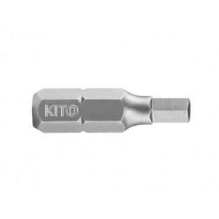 Бит imbus со отвор, HTa 3x25mm, KITO Бит imbus со отвор, HTa 3x25mm, KITO