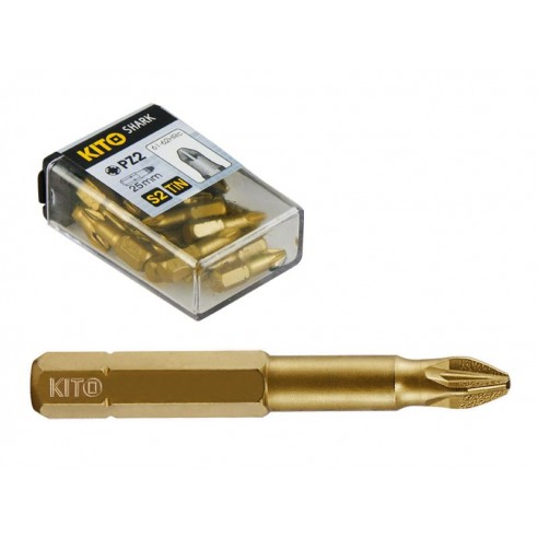 Бит, сет 10пар, PZ 1x50mm, KITO