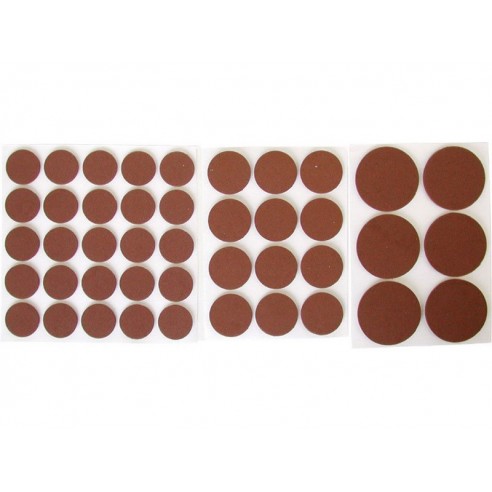 Самолепливи подлошки сет , 43пар, ∅20-25-38mm, EXTOL CRAFT