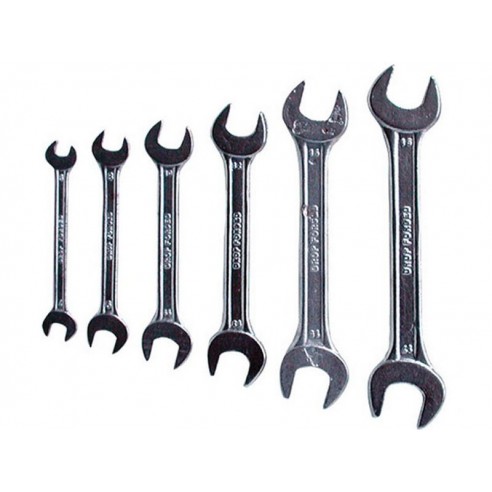 Клучеви вилушкасти, сет 6пар, 6x7, 8x9, 10x11, 12x13, 14x15, 16x17mm, EXTOL CRAFT