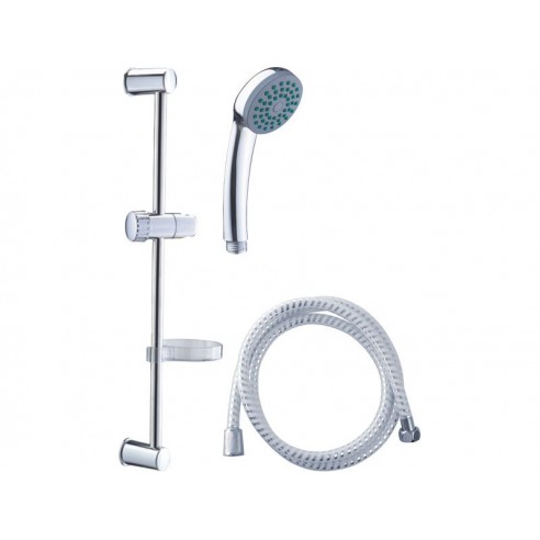 Сет за туш, голем, рачка со 3 функции, држач за туш, црево 150cm, држач за сапун, шипка, VIKING