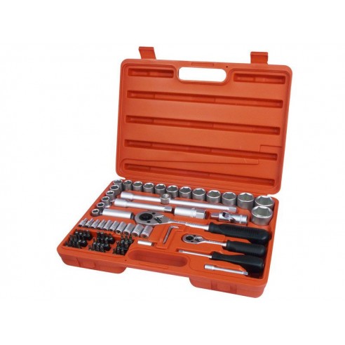 Насадни клучеви сет 75пар, 1/4", 1/2", CrV, EXTOL PREMIUM