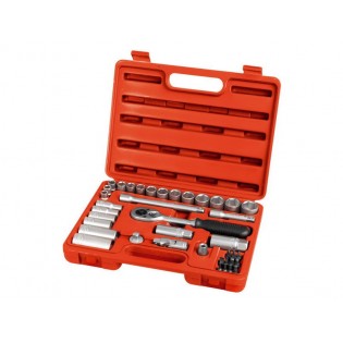 Насадни клучеви, сет 39пар, 3/8", CrV, EXTOL PREMIUM