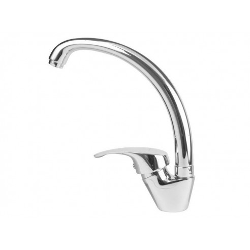 Батерија кујнска за мијалник, закривена цевка, 40mm, SEDAL, chrom, OPERA