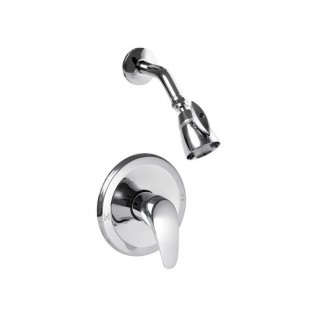 Батерија за туш, вградена, 40mm, тивок миксер 