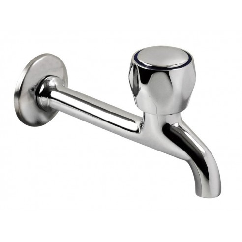 Батерија за мијалник, за студена вода, ѕидна, керамички вентил, chrom, BALLETTO