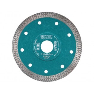 Дијамантски диск за сечење Turbo Thin Cut, 115x22,2mm, суво и мокро сечење EXTOL INDUSTRIAL
