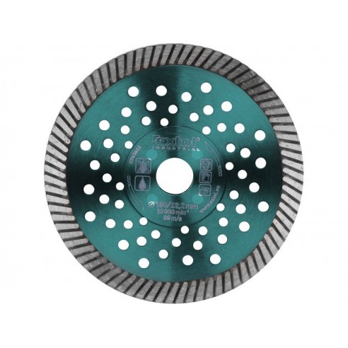 Дијамантски диск за сечење Turbo Fast Cut, 150x22,2mm, суво и мокро сечење EXTOL INDUSTRIAL
