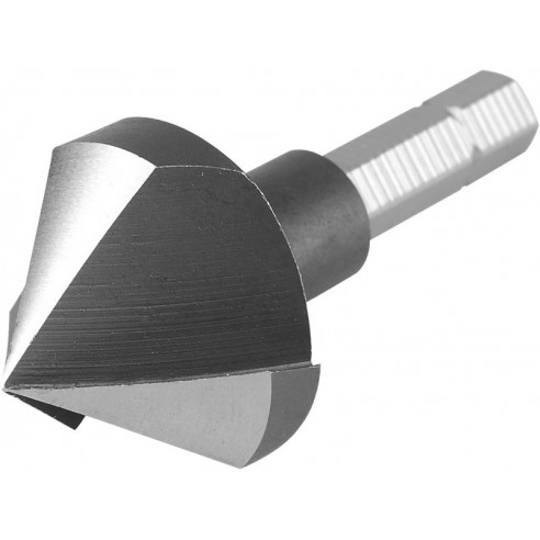 Бургија за отворање дупки во метал под агол од   90°, ∅25mm, глава со 3 ножиња, 1/4" шестоаголен прифат, EXTOL PREMIUM