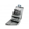 Бургии за метал во метална кутија, сет 19пар, ∅1-10mm, po 0,5mm, EXTOL PREMIUM