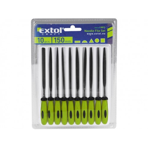 Турпии иглести со пластична дршка, сет 10пар, 150mm, EXTOL CRAFT