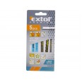 Листови за убодна пила-микс 5пар, прифат UNIVERSAL, EXTOL PREMIUM