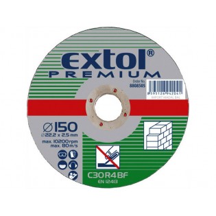 Диск за сечење камен, 230x3,0x22,2mm, EXTOL PREMIUM Диск за сечење камен, 230x3,0x22,2mm, EXTOL PREMIUM