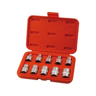 Насадни клучеви внатрешен TORX, сет 10пар, CrV, EXTOL PREMIUM Насадни клучеви внатрешен TORX, сет 10пар, CrV, EXTOL PREMIUM