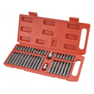 Битови HEX-TORX-XZN, сет 40пар, CrV, EXTOL PREMIUM