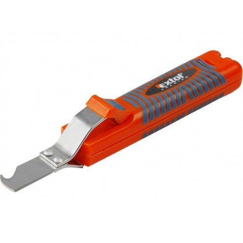 Нож за оджилување на кабли, 8-28mm, должина на нож 170mm, за кабел ∅8-28mm, EXTOL PREMIUM