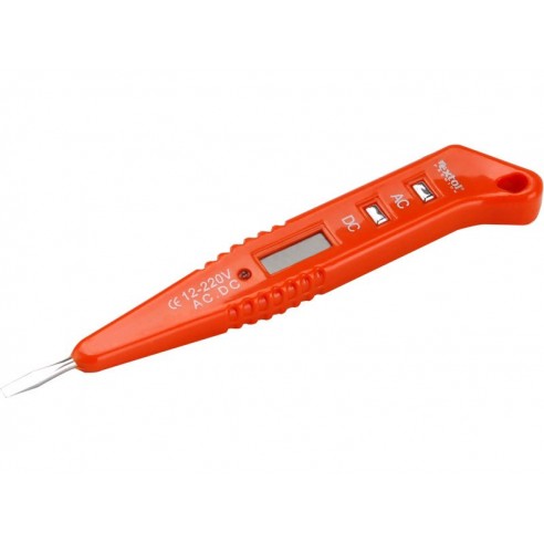 Дигитален тестер за напон со LED светло 12-250V, 12-250V