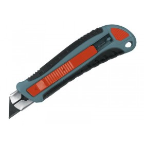 Скалпер со променливи ножиња, сигурносен механизам за автоматски вметнување нож кога е изгубен контактот со копчето за вадење на ножот, EXTOL PREMIUM 