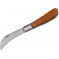 Нож за калемење, од нерѓосувачки челик, должина отворен нож 170mm, должина на затворен нож 100мм, квалитетна дрвена рачка , EXTOL PREMIUM