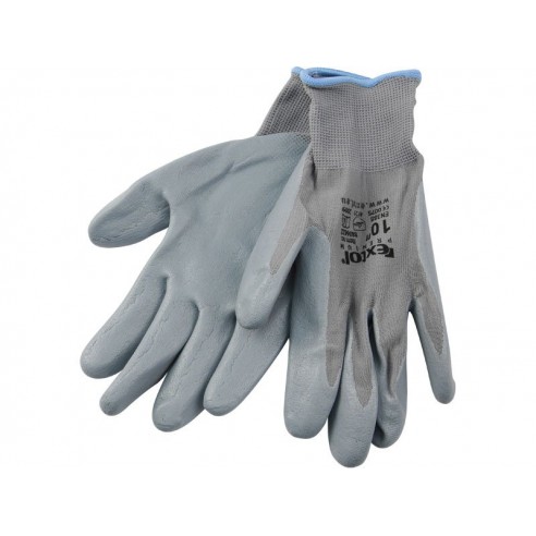 Најлонски ракавици натопени во нитрил, големина S/8", EXTOL PREMIUM
