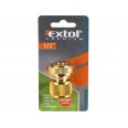 Брза спојка за црево, 3/4", месинг EXTOL PREMIUM