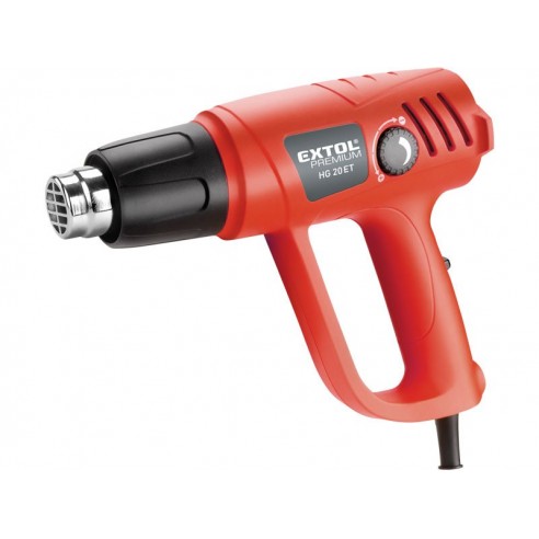 Топловоздушен фен, 2000W, 50 - 600°C, EXTOL PREMIUM HG 20 ET