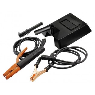 Прибор за заварување, за извори на напојување до 110A, маска, четка, кабел за заземјување 2m, држач на електрода 2,5m, EXTOL PREMIUM