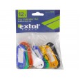 Привезоци за клучеви, сет 12пар, EXTOL CRAFT