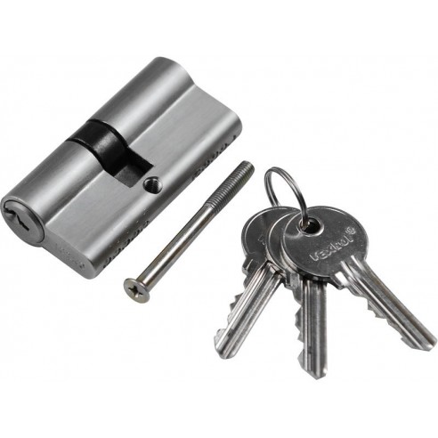 Цилиндрична влошка за брава, 65mm (30+35mm), 3 клуча, EXTOL CRAFT