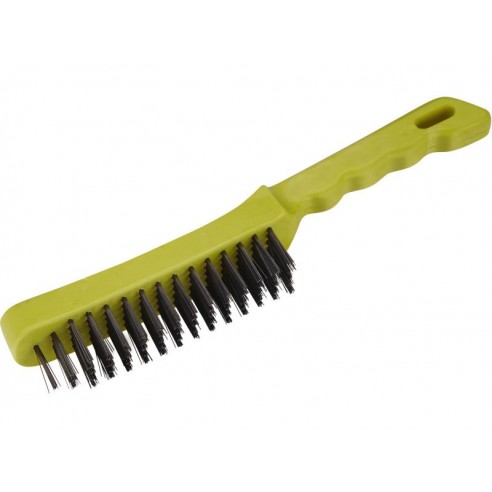 Четка челична 5реда, пластична рачка, 275mm, EXTOL CRAFT
