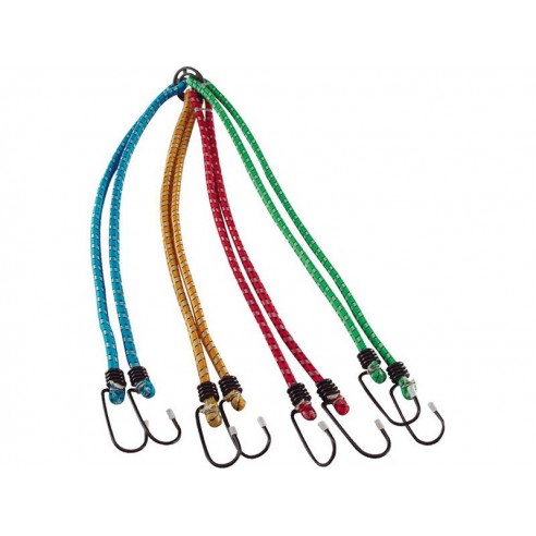 Гумени стегачи со кука, 80cm x ∅8mm, 8 пар, EXTOL CRAFT